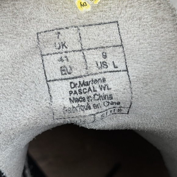 DR. MARTENS 1460 Pascal WL Leather Combat Boots Women's US 9 - Multicolor Floral - Picture 13 of 13